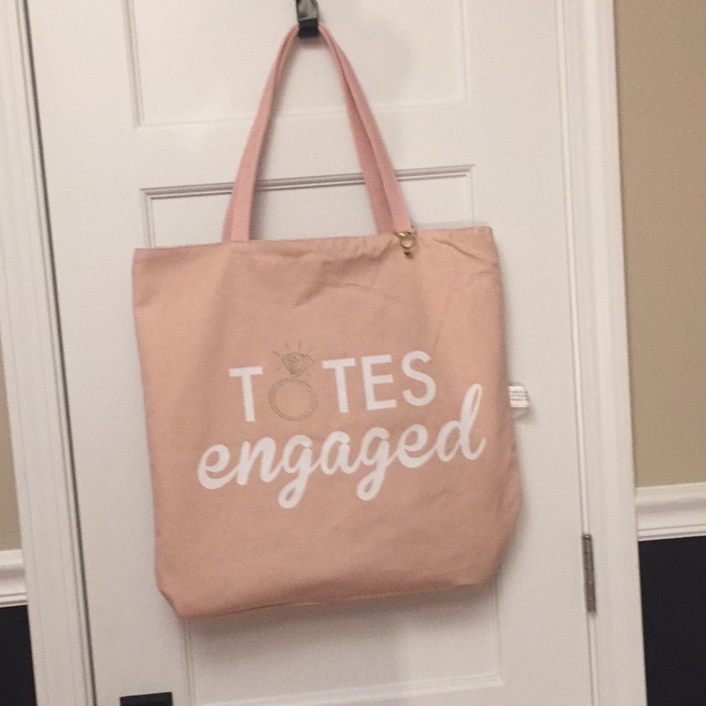 reversible engaged/wifey tote
